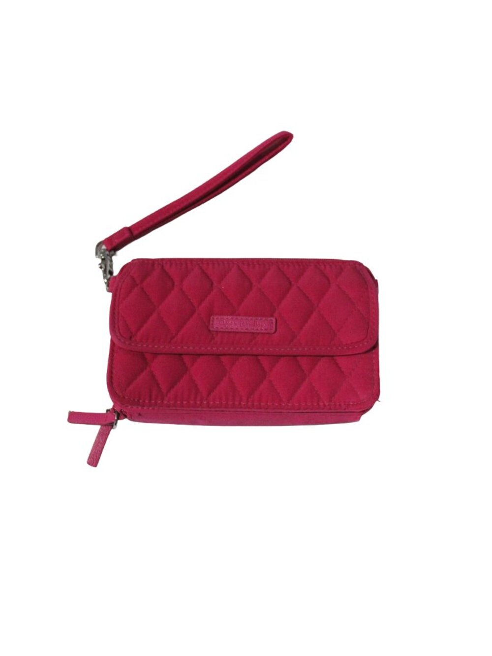 Vera Bradley Hot Pink Quilted Crossbody Wallet Wristlet Clutch